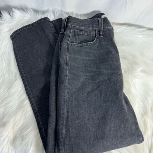Madewell Black/Grey The Perfect Vintage Crop Jeans Sz 26 - Picture 2 of 10